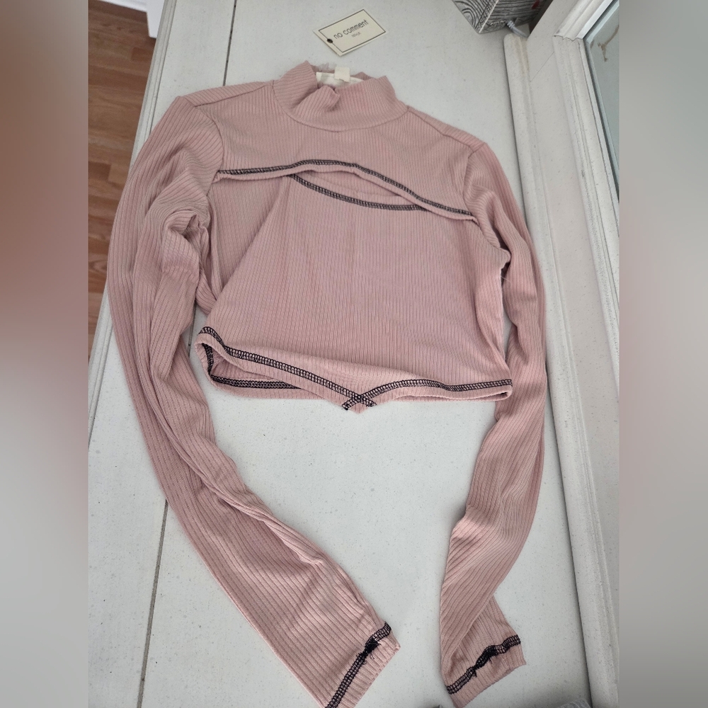 Pink Long Sleeve Top